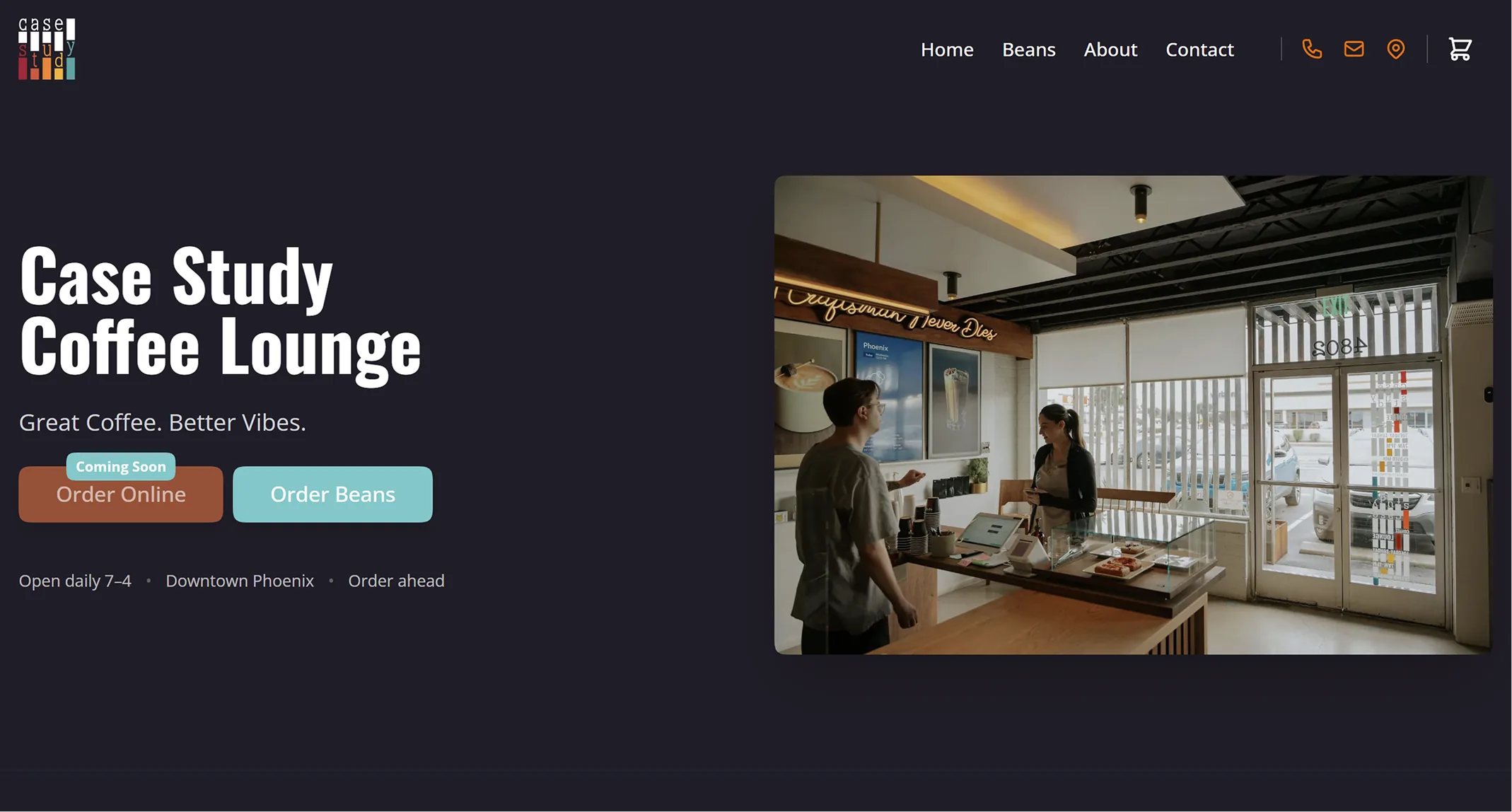 Case Study Coffee Lounge